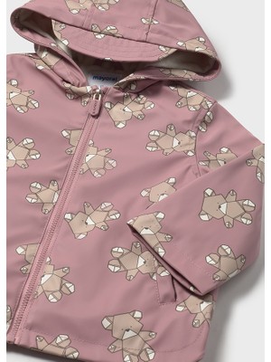 Mayoral Kız Bebek Ayıcık Desenli Yağmurluk