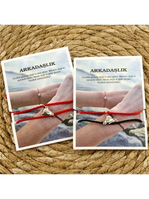 Renklime Kalp Arkadaşlık Bilekliği