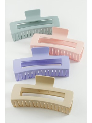 Renklime Dikdörtgen Renkli Mandal Toka 10 cm