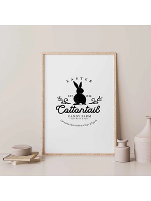 Ninastore Rustik Paskalya Baskısı/ Paskalya Tavşanı Çiftlik Sanatı/ Yazdırılabilir Duvar Sanatı/ Çiftlik Evi P