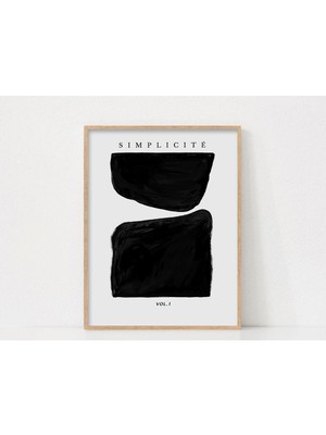 Ninastore Modern Soyut Sanat Baskısı / Yazdırılabilir Duvar Sanatı / Iskandinav Dekorasyonu / Minimalist Duvar