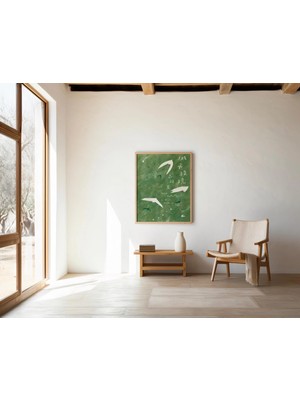 Ninastore Soyut Yeşil Oklar · Doğu Asya Esintili Dijital Indirme