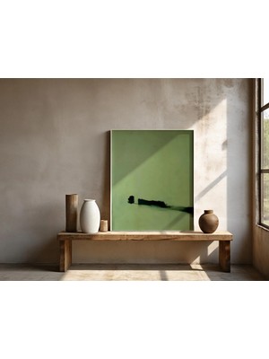 Ninastore Çerçeveli Güzel Sanatlar Posteri — Minimalist Soyut Manzara — Müze Kalitesinde Duvar Sanatı