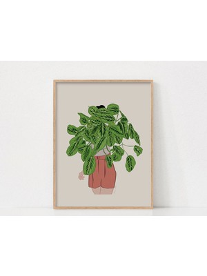 Ninastore Bitki Severler Için Duvar Sanatı / Bitki Posteri / Yazdırılabilir Duvar Sanatı / Bitki Sever Hediye