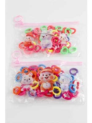 Renklime 50 Adet Çantalı Havlu Toka 2 cm