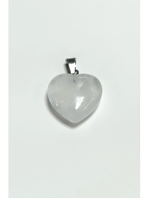 Renklime Kuvars Kalpli Doğaltaş Kolye Ucu Küçük 1,5 cm