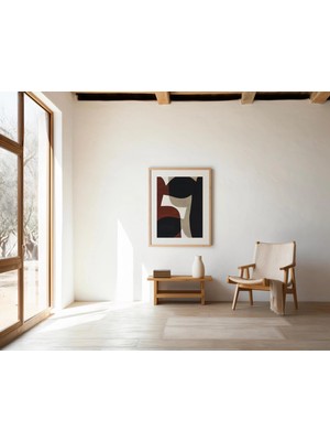 Ninastore Soyut Modern Dijital Baskı | Minimalist Geometrik Duvar Sanatı | Dijital Indirme