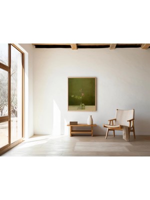 Ninastore Dijital Indirme | Modern Minimalist Çiçekli Duvar Sanatı