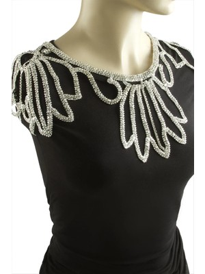 Renklime Çiçek Omuz Kolyesi