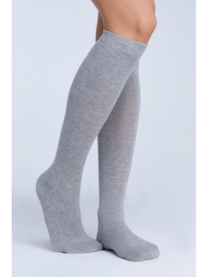 Albero Natur Gots Sertifikalı Unisex Organik Pamuk Unisex Dizaltı Çorap