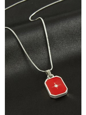 Renklime Yıldız Mineli Kolye