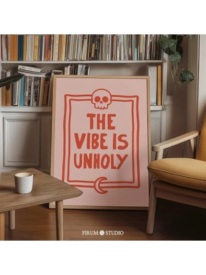 Ninastore Cadılar Bayramı Temalı Duvar Sanatı/ Pembe ve Kırmızı Ürkütücü Alıntı Baskısı/ Komik Cadı Temalı Yaz