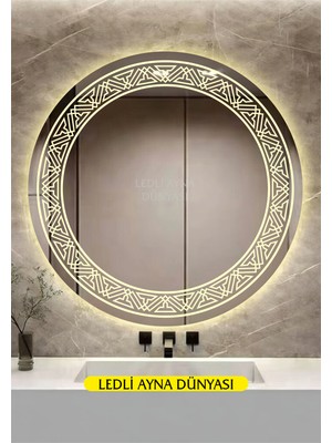 LEDLİ AYNA DÜNYASI 90 cm BEYAZ14.LED'LI Ayna  Banyo & Hol | Işık