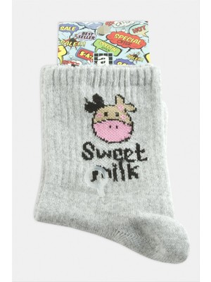 Renklime Inek Kolej Çorap 8*28