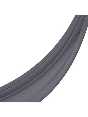 Armine Ipekevi Monogram Şal - Leopar Desenli - Gümüş