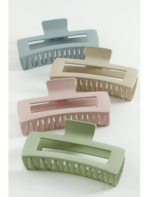 Renklime Dikdörtgen Renkli Mandal Toka 12 cm