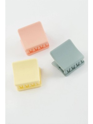 Renklime 4 Adet Kare Minik Mandal Toka 2 cm