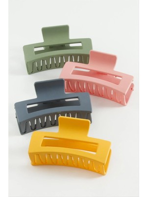 Renklime Dikdörtgen Renkli Mandal Toka 8 cm