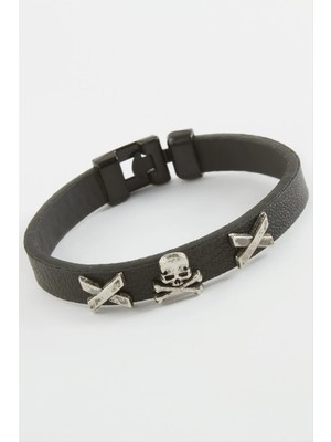 Renklime Kuru Kafa Kaliteli Suni Deri Bileklik