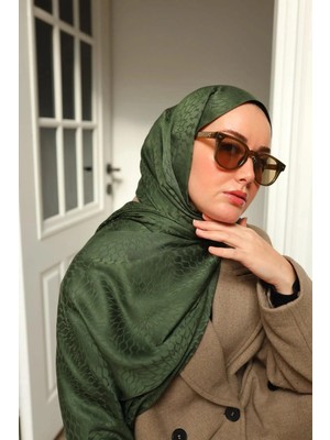 Silk Home Deluxe Şal - 40006-31 Haki