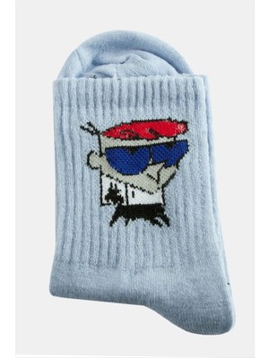 Renklime Çzgflm Kolej Çorap 8*28