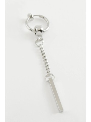 Renklime Çubuk Erkek Çelik Küpe