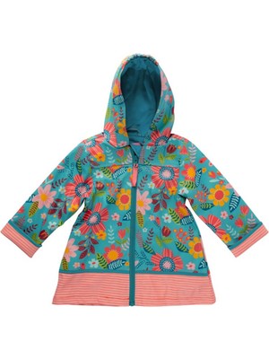 Stephen Joseph Yağmurluk Turkuaz Çiçekli