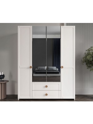 Poyraz Gardrop - 4 Kapılı