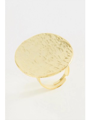 Renklime Oval Metal Yüzük