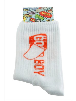 Renklime Godboy Kolej Çorap 8*28