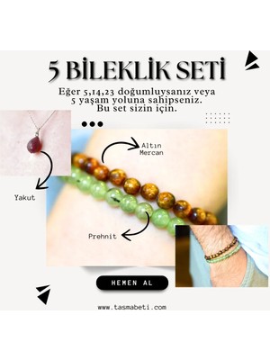 Doğaltaş Numerolojik 5 Enerjisi Seti – Özgürlüğünü Hisset, Tutkuyla Yol Al