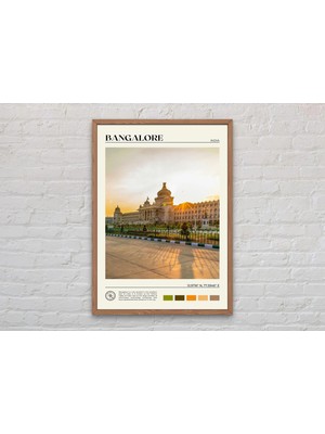 Ninastore Gerçek Fotoğraf/ Bangalore Baskısı/ Bangalore Duvar Sanatı/ Bangalore Posteri/ Bangalore Fotoğrafı/