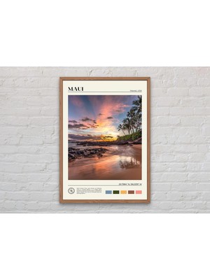 Ninastore Gerçek Fotoğraf/ Maui Baskısı/ Maui Duvar Sanatı/ Maui Posteri/ Maui Fotoğrafı/ Maui Poster Baskısı/