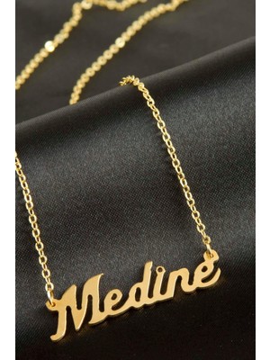 Tkçbj Medine Isimli Kolye (Kişiye Özel) Tkçbj
