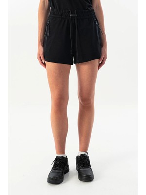 Maraton Comfort Kadın  Çan Paça Siyah- Şort