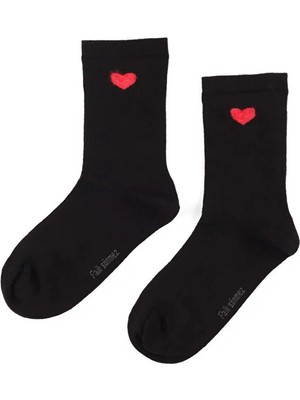 Faik Sönmez Kalp Jakarlı Soket Çorap S26CRP011