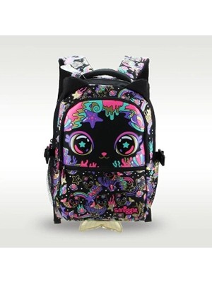 Smiggle - Sevimli Siyah Kedi Okul - Sırt Çantası