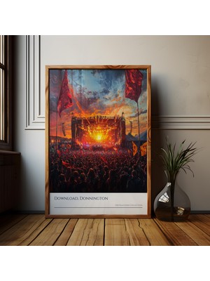 Ninastore Festival Gün Batımı Posteri Indir: Müzik Festivali Sanat Baskısı