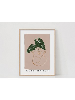 Ninastore Bitki Posteri/ Soyut Botanik Baskı/ Yazdırılabilir Duvar Sanatı/ Bitki Babası Baskısı/ Bitki Sever D