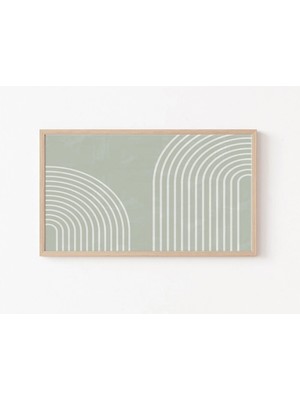 Ninastore Tv Sanatı/ Geometrik Sanat Baskısı/ Tv Için Sanat/ Tv Çerçeve Sanatı/ Soyut Sanat/ Tv Çerçevesi Için