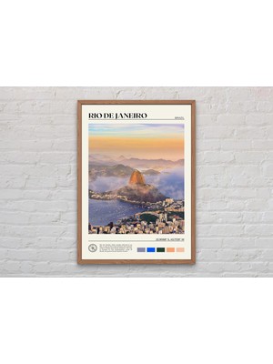 Ninastore Gerçek Fotoğraf/ Rio De Janeiro Baskı/ Rio De Janeiro Duvar Sanatı/ Rio De Janeiro Posteri/ Rio De J