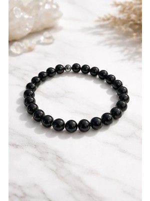 Doğaltaş Siyah Turmalin Bileklik