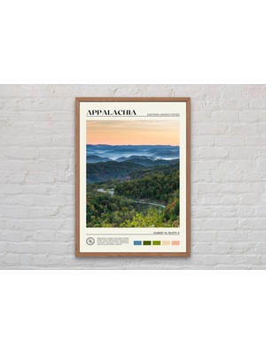 Ninastore Gerçek Fotoğraf/ Appalachia Baskısı/ Appalachia Duvar Sanatı/ Appalachia Posteri/ Appalachia Fotoğra