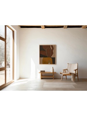 Ninastore Dijital Indirme: Modern Organik Soyut · Pas ve Aşı Boyası Minimalist Sanat Baskısı