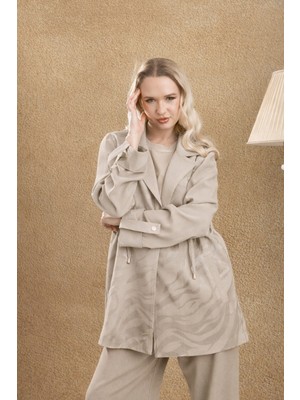 Verev 3054 Jakar Kumaş Beli Lastikli  Osso Ceketli Takım #26#