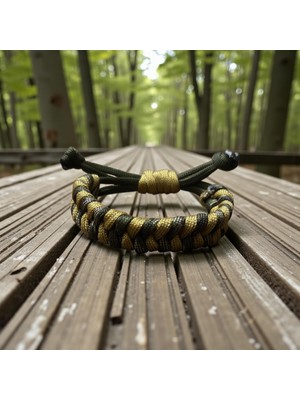Plentiful Ranger Paracord Bileklik – Kamuflaj Seri Balık Örgü