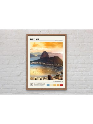 Ninastore Gerçek Fotoğraf/ Brezilya Baskısı/ Brezilya Duvar Sanatı/ Brezilya Posteri/ Brezilya Fotoğrafı/ Brez