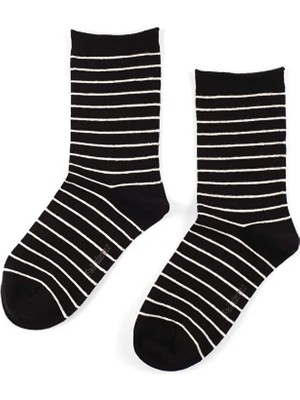 Faik Sönmez Çizgi Jakarlı Soket Çorap S26CRP015