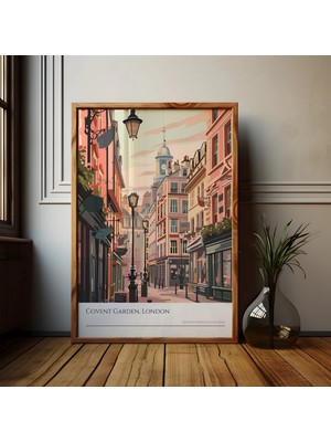 Ninastore Covent Garden Londra Sanat Baskısı: Ingiltere Şehir Hatırası