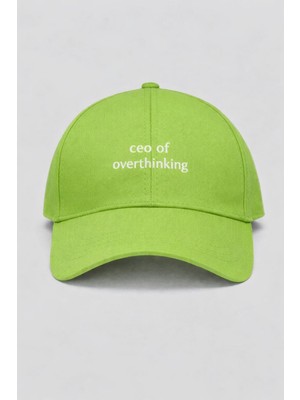 SF Collection Unisex Ceo Of Overthinking Baskılı Spor Şapka – Ayarlanabilir Pamuklu Cap Günlük Kombin Şapkası